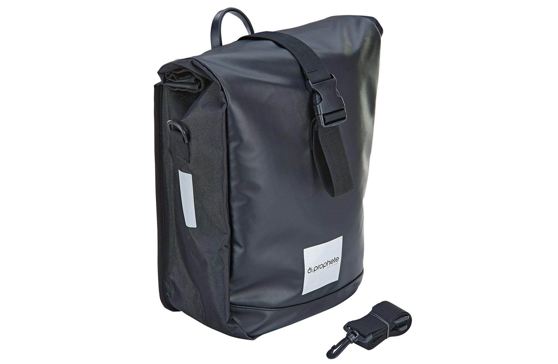 Prophete Seitenpacktasche, 20 Liter, schwarz